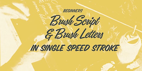Brush Script Lettering & Brush Lettering in the Single Stroke  primary image