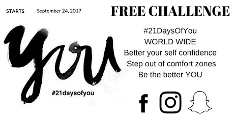 21 Days Of You Challenge primary image