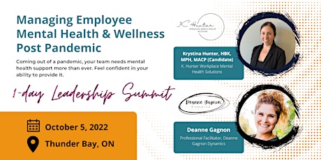 Managing Employee Mental Health & Wellness Post-Pandemic Leadership Summit