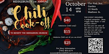 Middleburg Museum Chili Cook Off