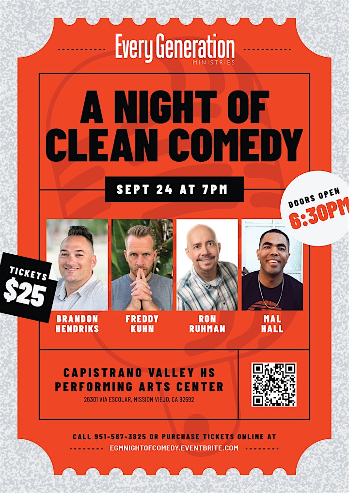 EGM Presents...A Night of Clean Comedy image