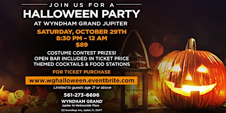 Halloween Party at the Wyndham Grand Jupiter