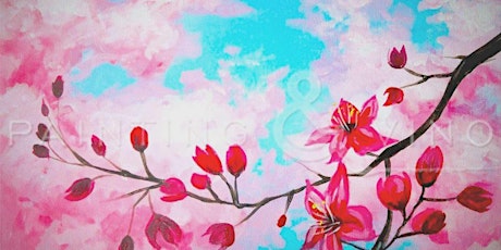 Cheerful Springtime Cherry Tree - Paint and Sip by Classpop!™