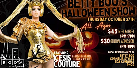 Betty Boo ALL AGES Halloween Show Featuring ICESIS COUTURE