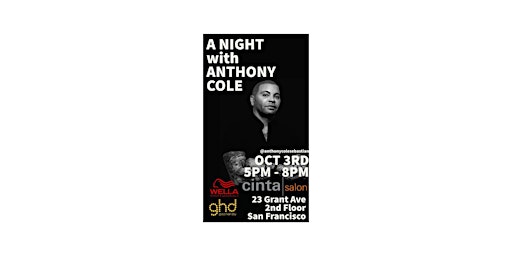 A Night with ANTHONY COLE