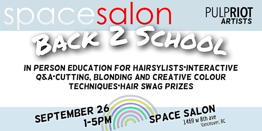 Back 2 School in person hair education