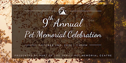 9th Annual Pet Memorial Celebration
