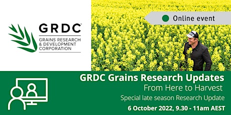 GRU South, From Here to Harvest - Special late season Research Update