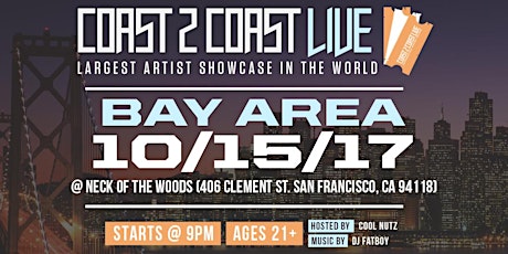 Coast 2 Coast LIVE | Bay Area Edition 10/15/17 primary image