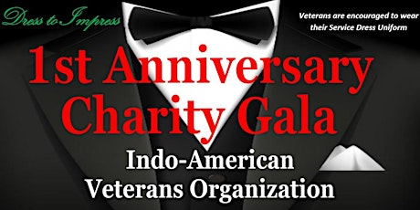 Indo-American Veterans Organization -- 1st Anniversary Charity Gala