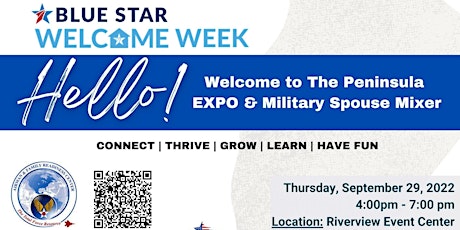 Blue Star Families Welcome to The Peninsula EXPO  & SPOUSE CAREER MIXER