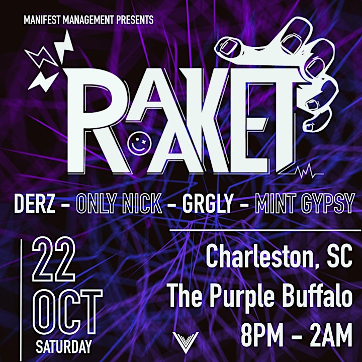 Raaket  | October 22, 2022 at The Purple Buffalo | 8PM-2AM| 21+ image