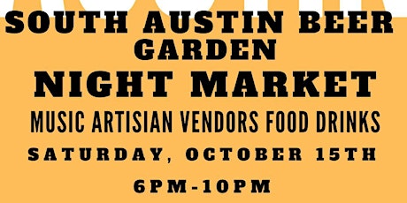 Austin Feel Good Market At South Austin Beer Garden