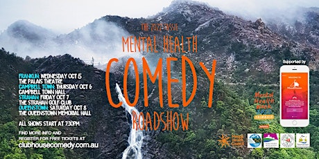 The 2022 Tassie Mental Health  Comedy Roadshow - Campbell Town