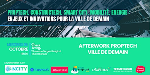 Afterwork Proptech - Ville de demain - Rennes