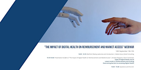 "The impact of Digital Health on Reimbursement and Market Access" Webinar primary image