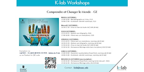 Image principale de K-lab workshops - Dynamiser sa présentation PowerPoint - Séminaire CCM GE