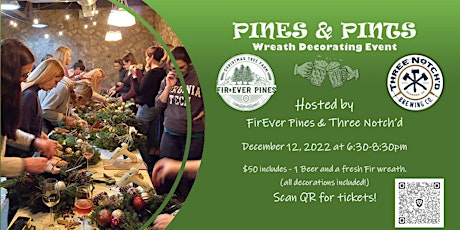 Pines & Pints - Wreath Decorating Event at Three Notch'd Brewing (RVA)