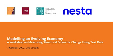 Modelling an Evolving Economy (LIVE STREAM ONLY)