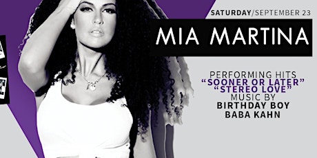 Superstar MIA MARTINA Live Performance & After Party! primary image