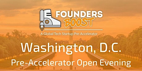 Primaire afbeelding van FoundersBoost Washington D.C. Open Evening