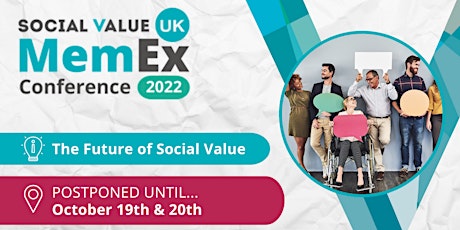 Social Value UK MemEx Conference 2022 - ONLINE primary image
