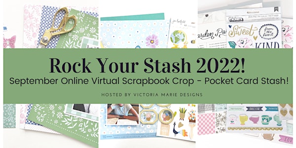September 2022 Rock Your Stash Online Virtual Crop: Pocket Card Stash