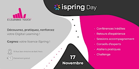 Image principale de iSpring Day 2022 - Paris