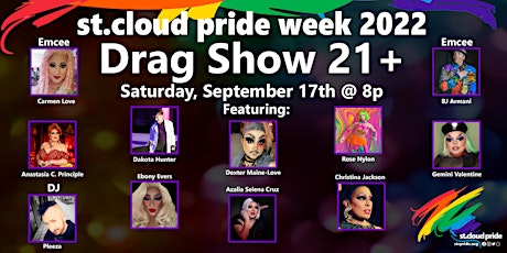 Imagem principal do evento Drag Show 21+ - St. Cloud Pride Week 2022