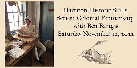 Harriton Historic Skills Series:  Colonial Penmanship Lecture and Workshop