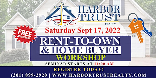 September Rent-to-Own  & Home Buyer Seminar