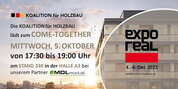 EXPO REAL: Come-together der KOALITION für HOLZBAU
