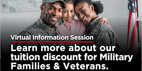 Learn more about our Tuition Discount for Military Families and Veterans