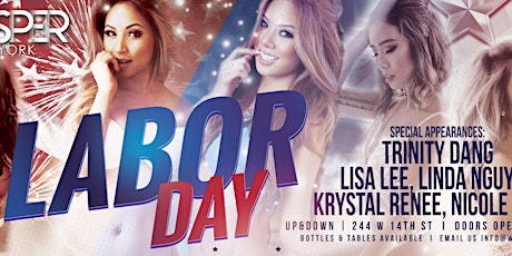 WHISPER NYC: LABOR DAY @ UP&DOWN  [21+] primary image