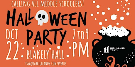 Middle School Halloween Party!