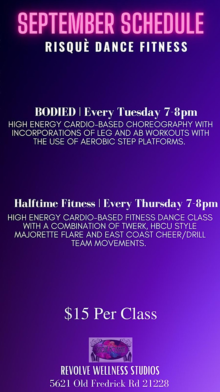 Copy of Risqué Movement Dance and Fitness Programs image