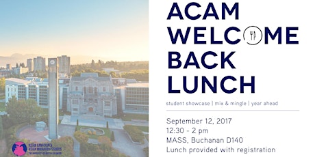ACAM Welcome Back Lunch primary image