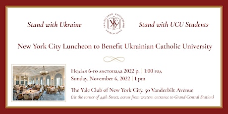 New York City Luncheon to Benefit Ukrainian Catholic University