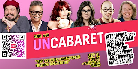 Live-streaming Comedy - UnCabaret Zoom Edition #48
