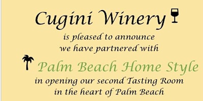 Private Wine Tasting - Payment to Cugini Winery Required