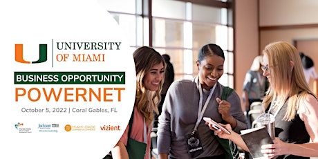 Primaire afbeelding van University of Miami Business Opportunity PowerNet