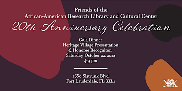 Friends of AARLCC 20th Anniversary Gala