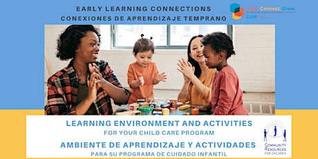 Image principale de Learning Environment and Activities For Your Child Care Program