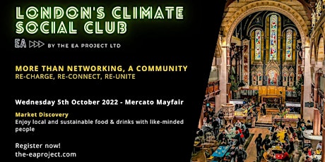 London's Climate Social Club -  Market Discovery: Mercato Mayfair primary image