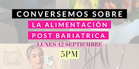 Hauptbild für CONVERSATORIO "Alimentacion post bariatrica"