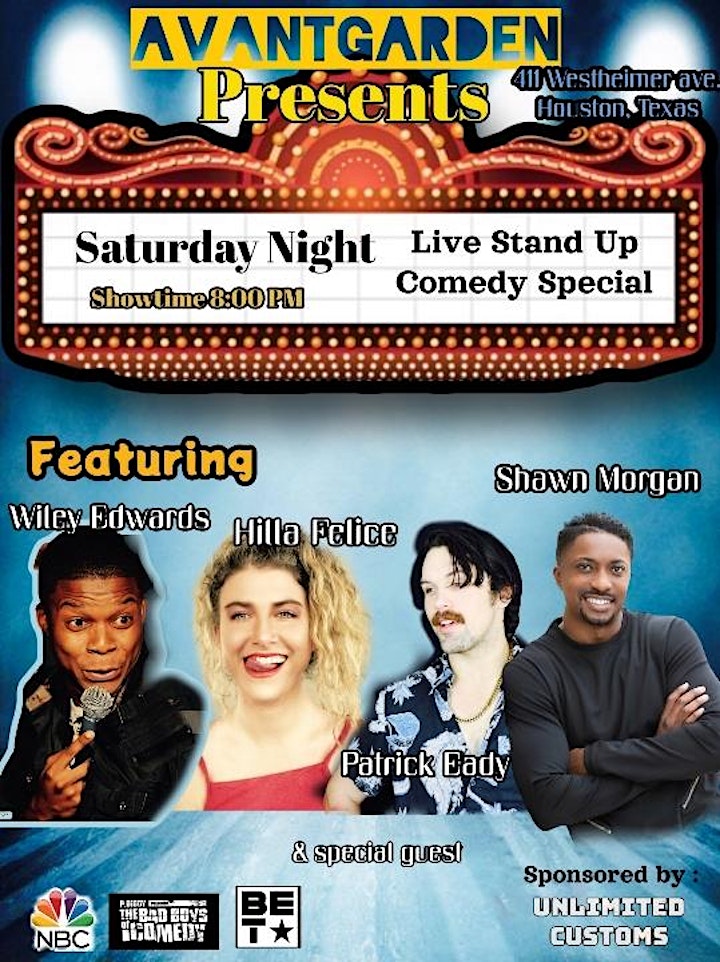 Avant Garden Presents Saturday Night Live Stand Up Comedy image