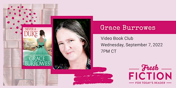 Video Book Club with Author Grace Burrowes