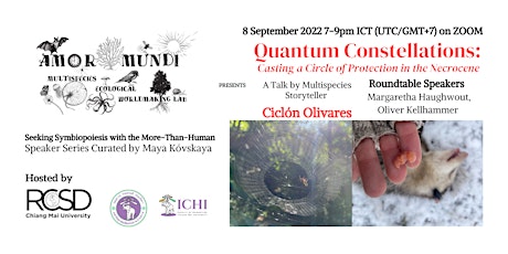 Quantum Constellations: A Talk by Multispecies Storyteller Ciclón Olivares primary image