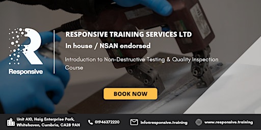 Introduction to Non-Destructive Testing & Quality Inspection 3 Day Course