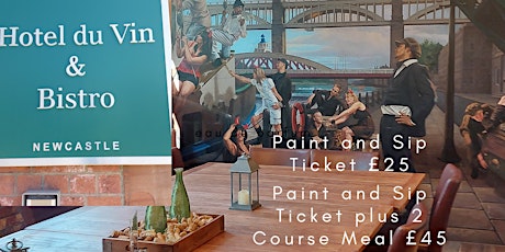 Paint and Sip Party Hotel Du Vin Newcastle primary image